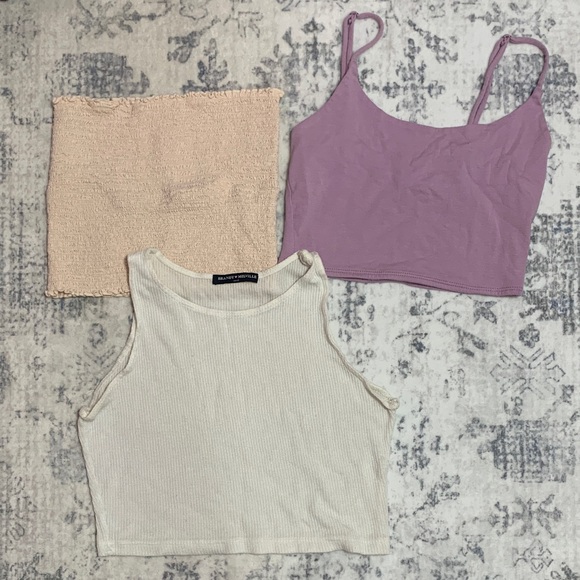 Brandy Melville Tops - Brandy Melville Cropped Tank Tops Bundle